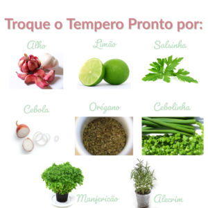 Read more about the article Troque o tempero pronto por: