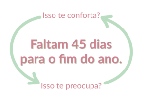 Read more about the article Falta 45 dias para o fim do ano.